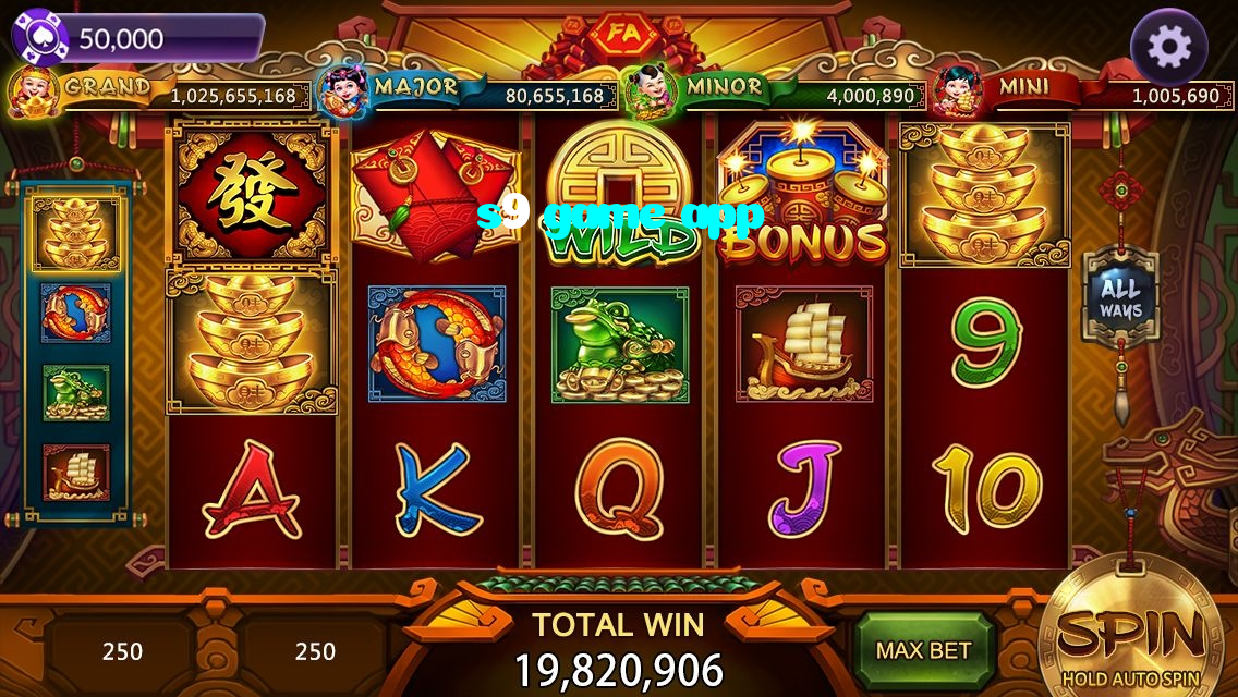 s9 game app casino presented on mobile device in Pakistan with slots and live games